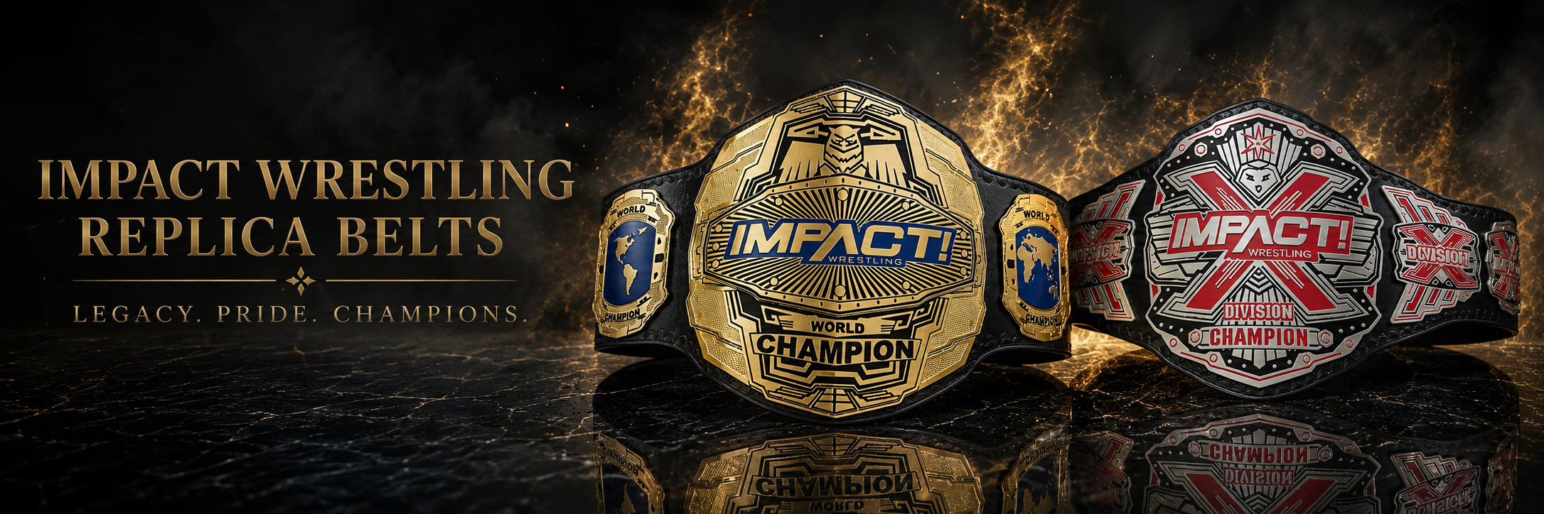 Impact Wrestling Replica Belts – Premium Wrestling Title Belts